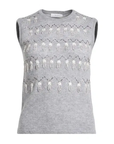 Beatrice B Beatrice .b Woman Sweater Grey Size S Wool In Gray