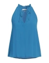 Beatrice B Beatrice .b Woman Top Azure Size 2 Acetate, Silk