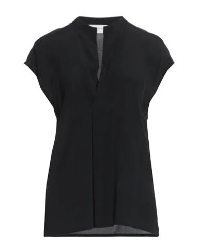Beatrice B Beatrice .b Woman Top Black Size 4 Acetate, Silk