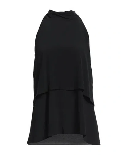 Beatrice B Beatrice .b Woman Top Black Size 6 Acetate, Silk
