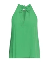 Beatrice B Beatrice .b Woman Top Green Size 6 Acetate, Silk