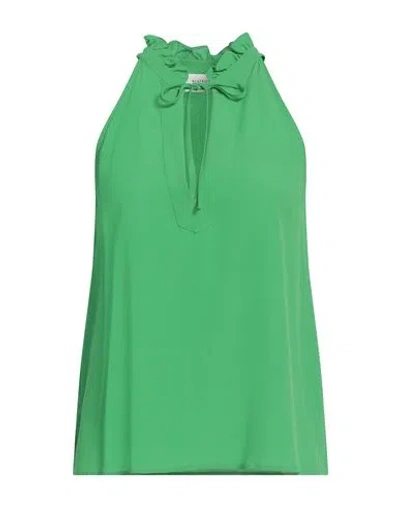 Beatrice B Beatrice .b Woman Top Green Size 6 Acetate, Silk