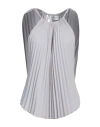 Beatrice B Beatrice .b Woman Top Light Grey Size 6 Polyester In Grey