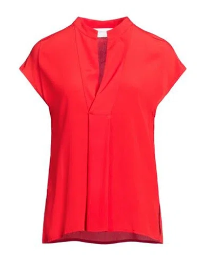 Beatrice B Beatrice .b Woman Top Red Size 10 Acetate, Silk