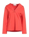 Beatrice B Beatrice .b Woman Top Red Size 6 Viscose, Nylon, Elastane