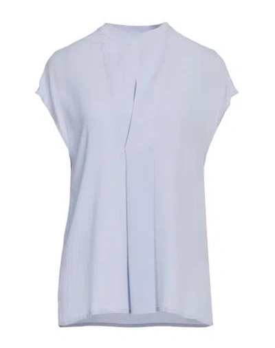 Beatrice B Beatrice .b Woman Top Sky Blue Size 4 Acetate, Silk