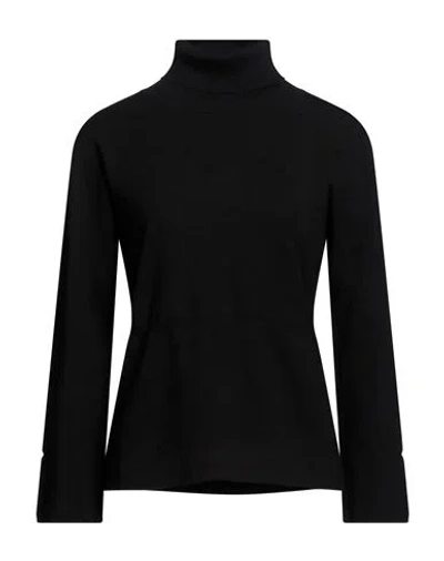 Beatrice B Beatrice .b Woman Turtleneck Black Size L Viscose, Polyester