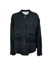 Beatrice B Women's Jacket 22fa3844 Frayed - . In Black