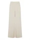 Beatrice B Women's Trouser Pant In Sea Salt In White