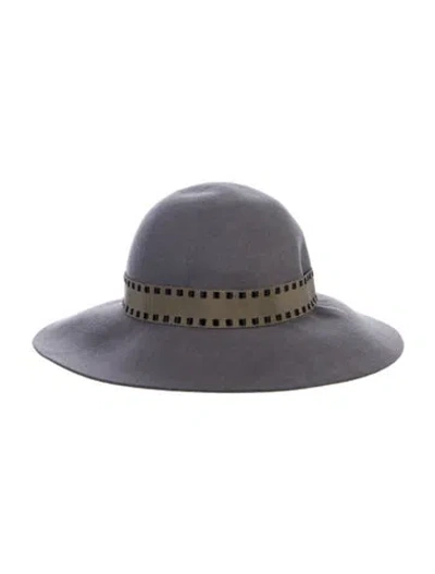 Pre-owned Beatrice B Wool Casual Hat In Gray