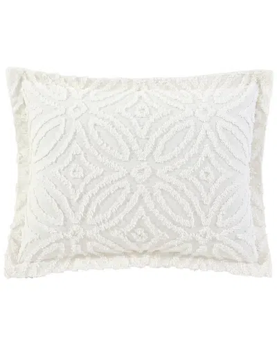 Beatrice Home Fashions Alicia Wedding Chenille Sham In Ivory