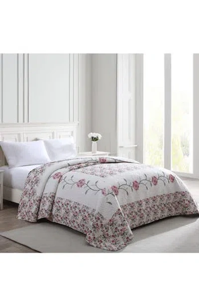 Beatrice Home Fashions Carnation Embossed Bedspread