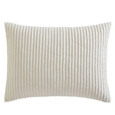 Beatrice Home Fashions Channel Sham In Ivory