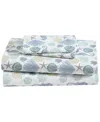 Beatrice Home Fashions Coastal Printed 4-pc. Sheet Set, Full