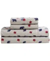 Beatrice Home Fashions Lodge 100-thread Count Microfiber 3-pc. Sheet Set, Twin