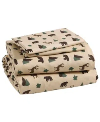Beatrice Home Fashions Lodge Collection Sheet Sets In Lake Day