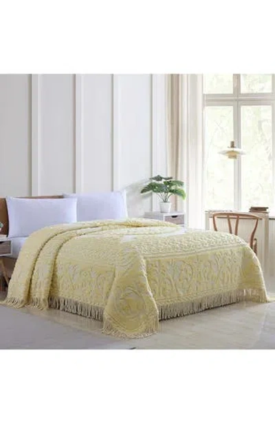 Beatrice Home Fashions Medallion Cotton Chenille Bedspread
