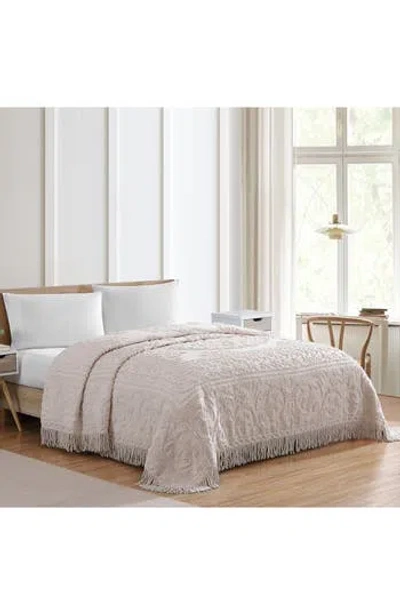 Beatrice Home Fashions Medallion Cotton Chenille Bedspread
