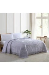 Beatrice Home Fashions Medallion Cotton Chenille Bedspread