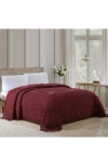 Beatrice Home Fashions Medallion Cotton Chenille Bedspread