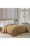 Beatrice Home Fashions Medallion Cotton Chenille Bedspread