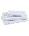 Beatrice Home Fashions Whimsical Printed Microfiber 3-pc. Sheet Set, Twin In Blue