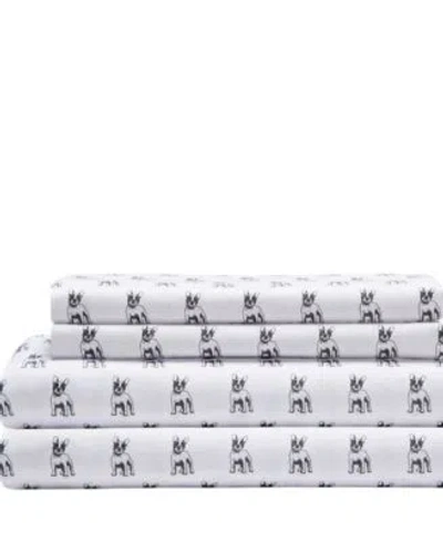Beatrice Home Fashions Whimsical Printed Microfiber Sheet Sets In Leopard