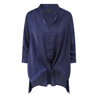 Beatrice Von Tresckow Women's Blue Fritzi Oversized Shirt - Navy