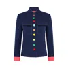 Beatrice Von Tresckow Women's Blue Navy Tessie Jacket In Blue