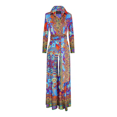 Beatrice Von Tresckow Women's Electric Garden Wide Leg Jumpsuit
