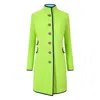 Beatrice Von Tresckow Women's Green Lime Linen Cavalier Jacket In Green