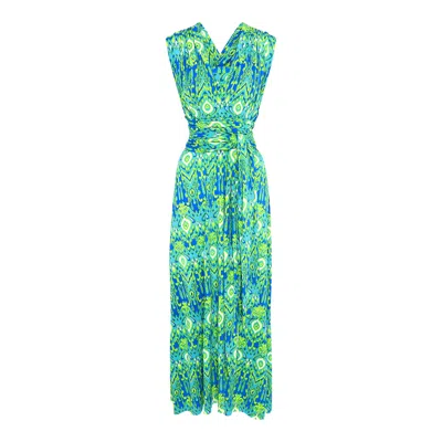 Beatrice Von Tresckow Women's Green Peacock Eye Lulu Multi Dress