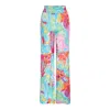 Beatrice Von Tresckow Women's Pastel Paisley Wide Stretch Flare Trousers