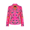 Beatrice Von Tresckow Women's Pink / Purple Pink Cormor Revere Jacket In Pink/purple