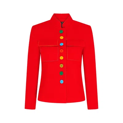Beatrice Von Tresckow Women's Red Tessie Cotton Jacket
