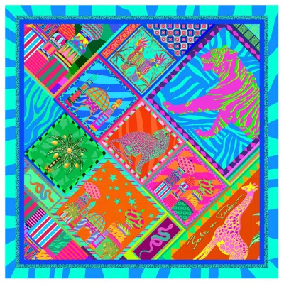 Beatrice Von Tresckow Women's Safari Square Silk Scarf In Yellow