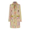 Beatrice Von Tresckow Women's Technicolour Fringed Lacy Coat In Blue/green/orange/pink/red/yellow
