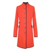 Beatrice Von Tresckow Women's Yellow / Orange Orange Linen Cavalier Coat In Yellow/orange