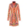 Beatrice Von Tresckow Women's Yellow / Orange Orange Paisley Shawl Carnival Jacket In Yellow/orange