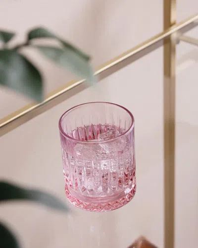 Beatriz Ball Aquarelle 8 Oz. Shot Glasses, Set Of 4 In Pink