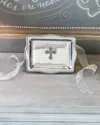 Beatriz Ball Baby Cross Rectangle Tray In Metallic