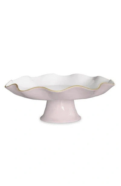 Beatriz Ball Collection Encanto Carola Pedestal Cake Plate In Pink