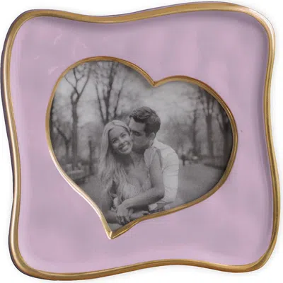 Beatriz Ball Collection Frame Encanto Curved Heart 5 X 5 In Purple