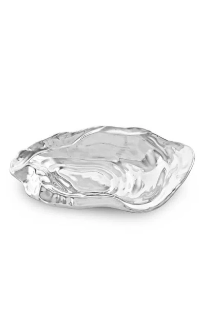 Beatriz Ball Collection Ocean Oyster Medium Bowl In Silver