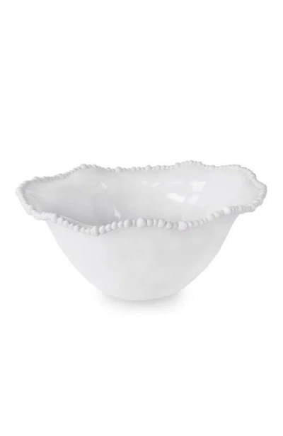 Beatriz Ball Collection Vida Alegria Large Bowl In White