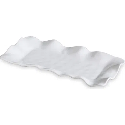 Beatriz Ball Collection Vida Havana Long Rectangular Tray In White