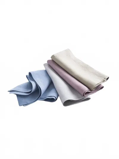 Beatriz Ball Easy Peasy Cotton Poly Napkins Set In Stone In Multi