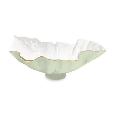 Beatriz Ball Encanto Aluminum Serving Bowl In Green,white