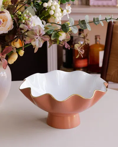 Beatriz Ball Encanto Carola Small Pedestal Bowl In Pink