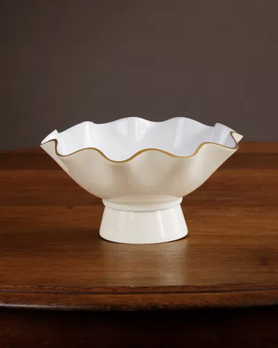 Beatriz Ball Encanto Carola Small Pedestal Bowl In Neutral